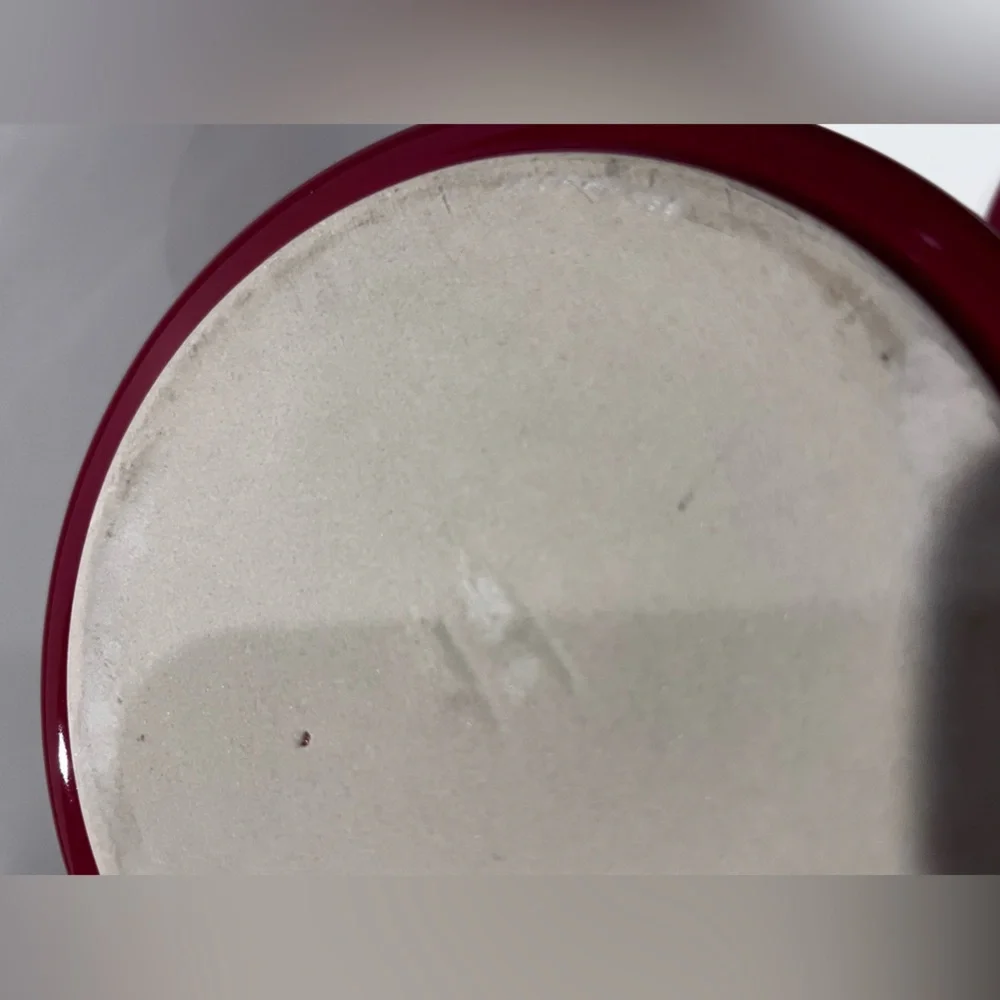 Red Ceramic Round Casserole Dish or Pot with Lid